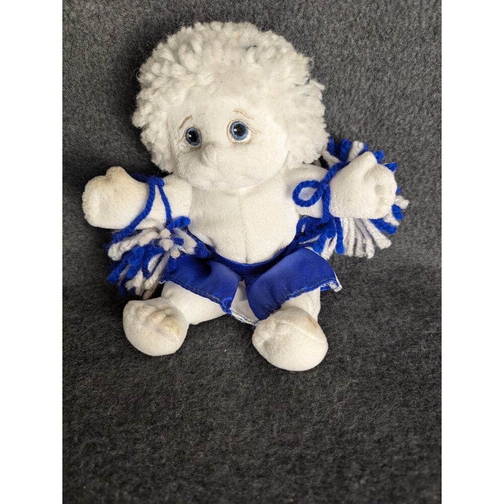 Dreamsicles Angel Hugs 1999‎ CHEERLEADER Blue White Plush Stuffed Toy 8" New